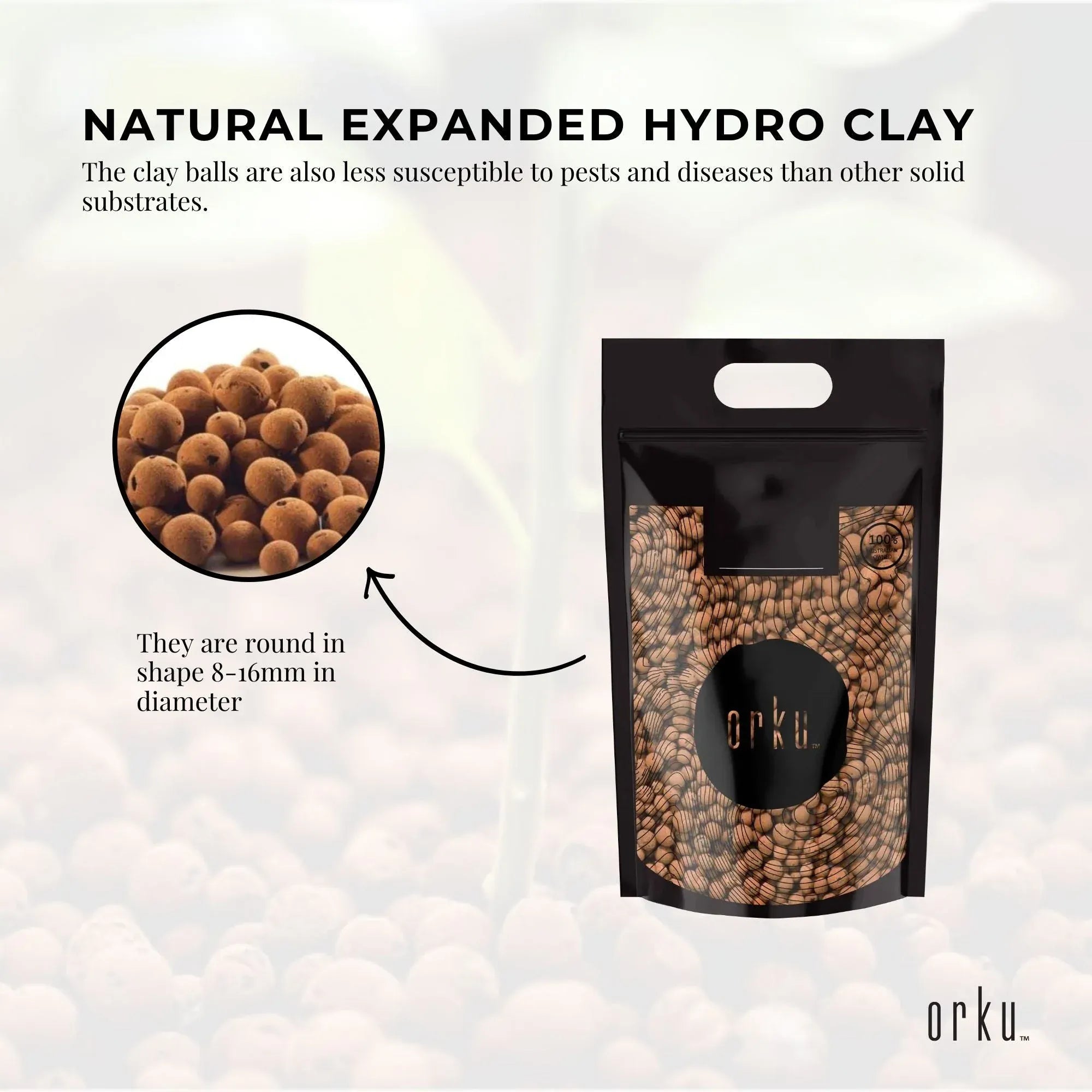 Sands & Soils: 10L Hydro Clay Balls - Natural Premium Hydroponic Expanded Plant Growing Medium