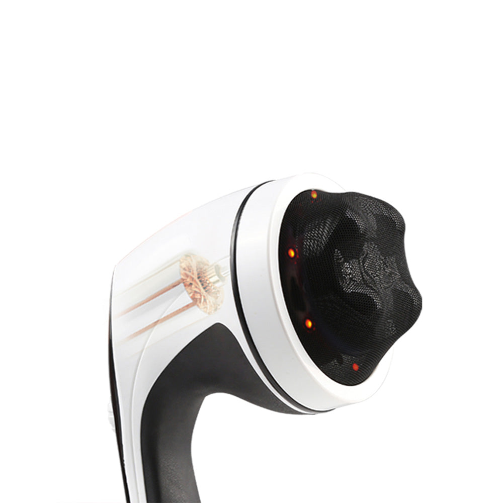 Massagers: Full Body Vibration Handheld Massager - 4 Massage Heads Neck Shoulders Back Legs