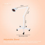 Wellness Accessories: Ellie & Ruby Infrared Heat Floor Lamp 275W Mobile Dimmable Home Salon Treatment