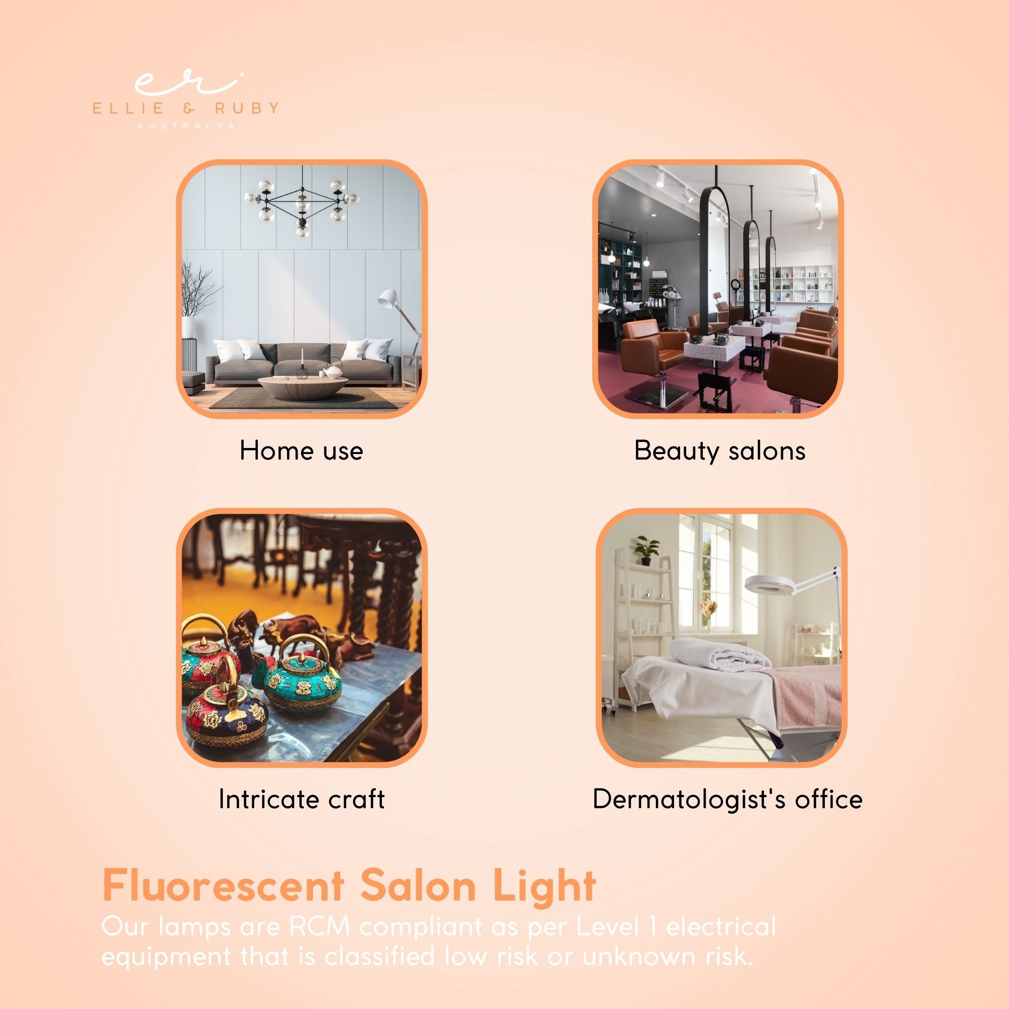 Wellness Accessories: Ellie & Ruby 5x Magnifying Floor Lamp - Glass Lens Light and Wheeled Stand White