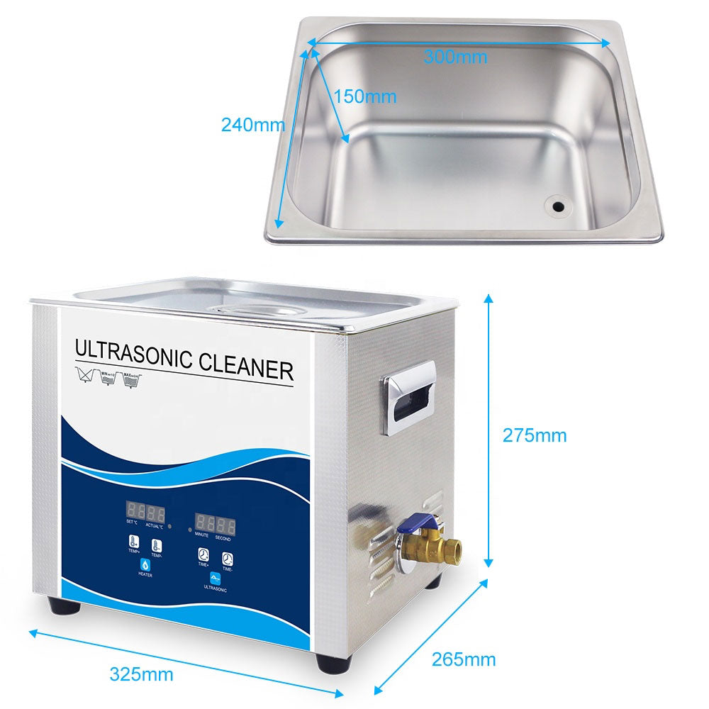 Orku 15L Digital Ultrasonic Jewellery Cleaner for Watches and Parts