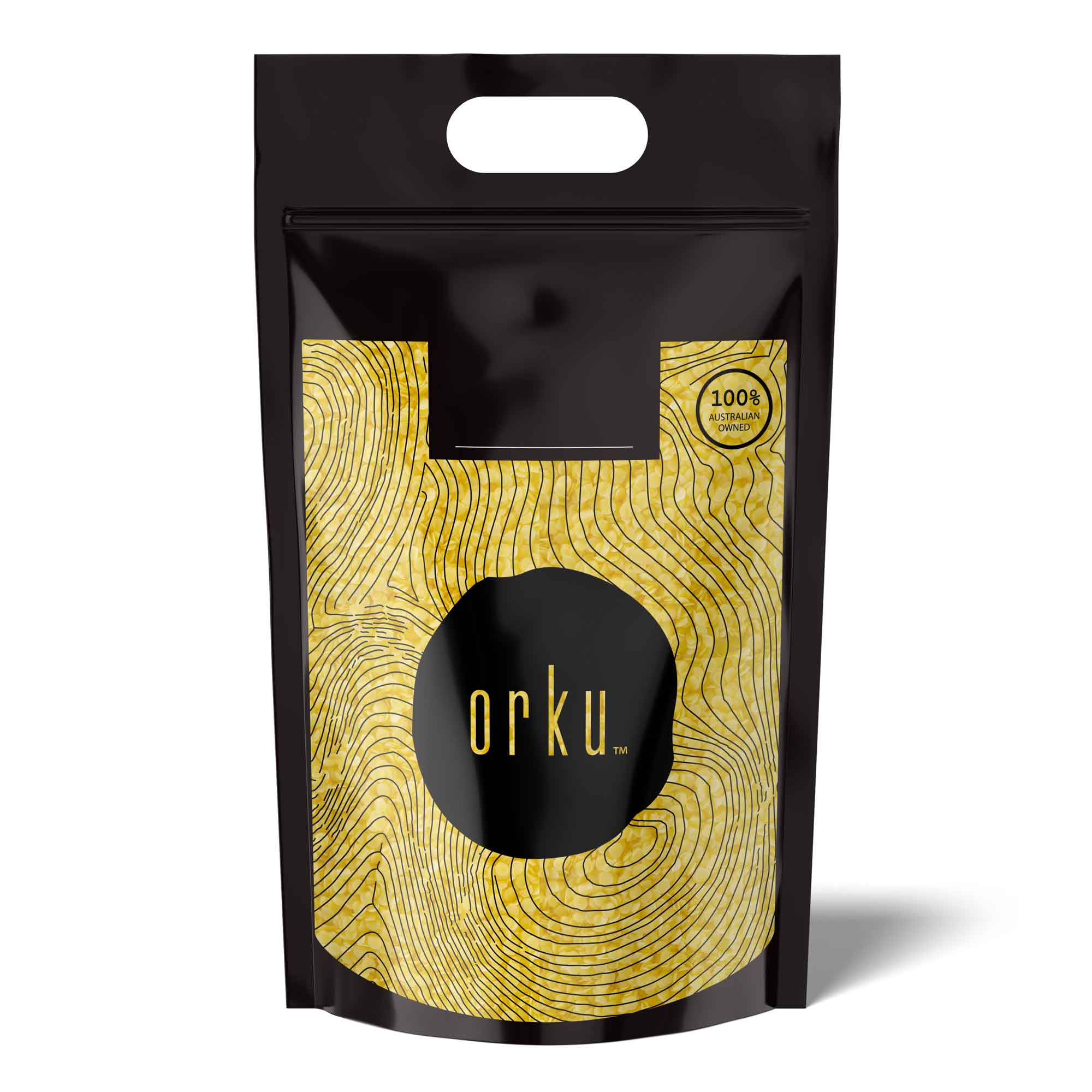 Orku 10Kg Organic Beeswax Pellets Yellow - Cosmetic Grade Bees Wax Pastilles Bulk