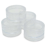 50x 3ml Lip Balm Containers Jars + Lids - Small Cosmetic Cream Sample Pot