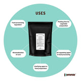 Kemmie 100g Calcium Hydroxide Powder - Food Grade Pickling Lime Slaked Lime FCC
