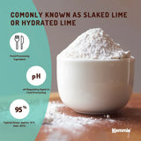 Kemmie 400g Calcium Hydroxide Powder - Food Grade Pickling Lime Slaked Lime FCC