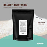 Kemmie 2Kg Calcium Hydroxide Powder - Food Grade Pickling Lime Slaked Lime FCC
