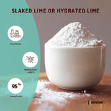 Kemmie 600g Calcium Hydroxide Powder Tub - Food Grade Pickling Lime FCC