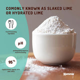 Kemmie 2.5kg Calcium Hydroxide Powder Tub - Food Grade Pickling Lime FCC