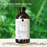 Condiments & Sauces: Orku 1L Organic Hemp Seed Oil - Cold Pressed Food Grade Oils
