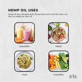 Condiments & Sauces: Orku 1L Organic Hemp Seed Oil - Cold Pressed Food Grade Oils