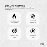 Condiments & Sauces: Orku 1L Organic Hemp Seed Oil - Cold Pressed Food Grade Oils