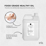 Condiments & Sauces: Orku 5L Organic Hemp Seed Oil - Cold Pressed Food Grade Oils