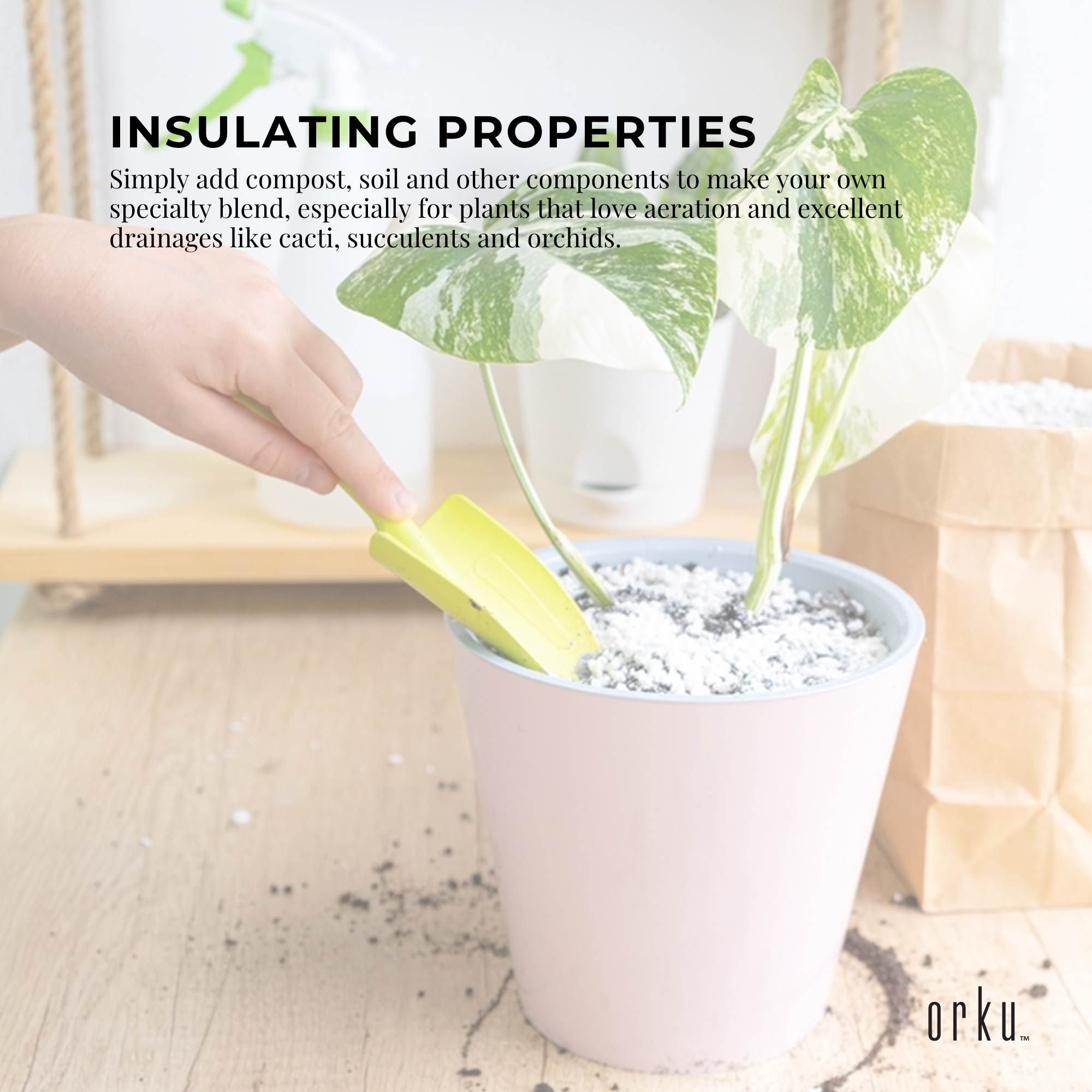100L Perlite Medium Premium Soil Expanded Plant Growing Media Plants Hydroponics