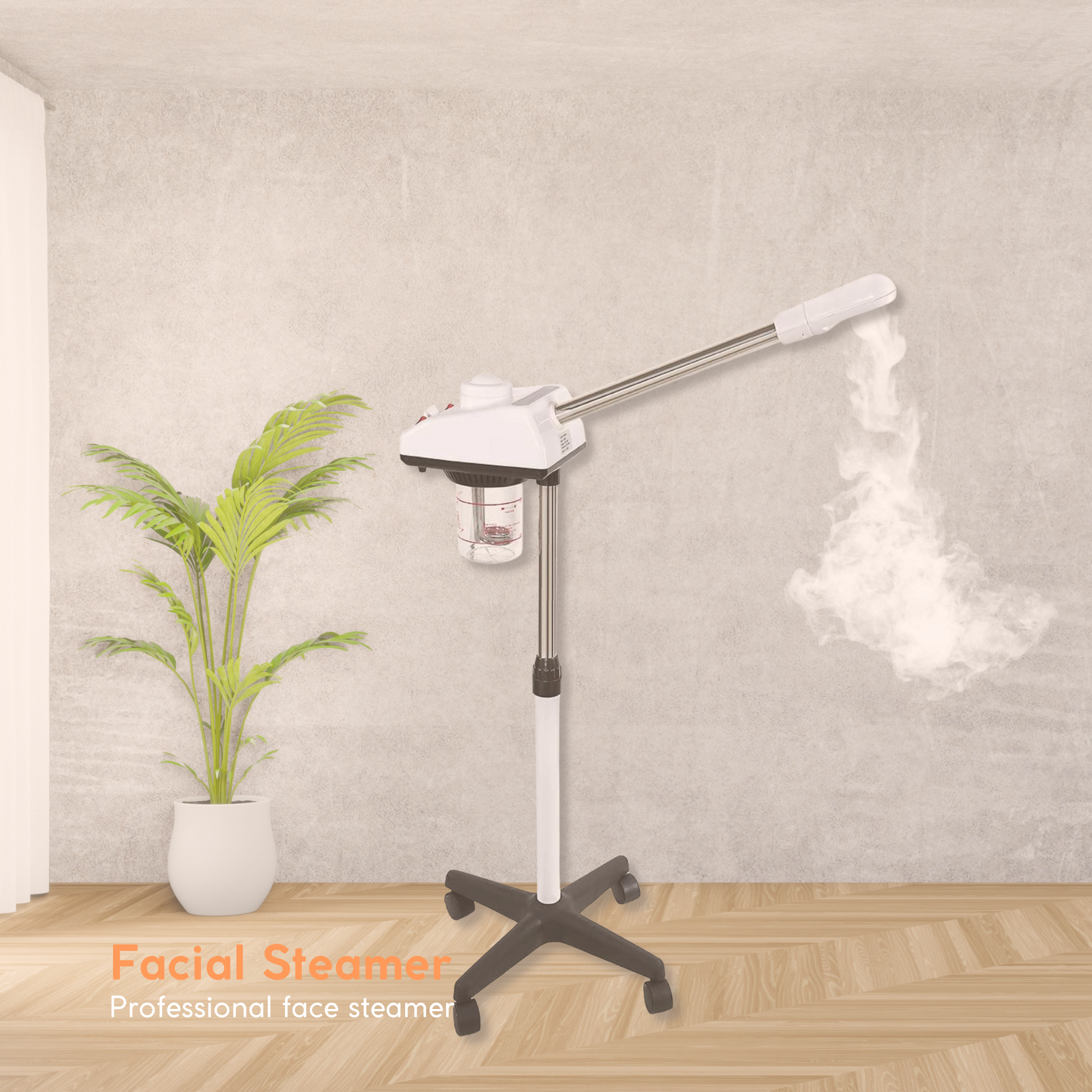 Facial Cleansers: Ellie & Ruby Facial Steamer Professional Ozone Face Sauna Deep Skin Cleansing