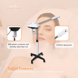 Facial Cleansers: Ellie & Ruby Facial Steamer Professional Ozone Face Sauna Deep Skin Cleansing