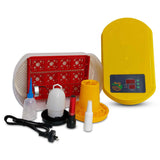 Coop & Hutch Accessories: Rooster Farms Electric 12 Egg Incubator + Accessories Hatching Eggs Chicken Duck