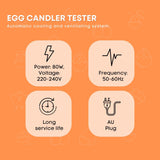 Coop & Hutch Accessories: Rooster Farms Electric 24 Egg Incubator + Accessories for Chicken Quail Duck