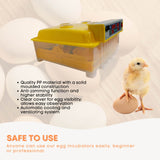 Coop & Hutch Accessories: Rooster Farms Electric 48 Egg Incubator + Accessories for Chicken Quail Duck