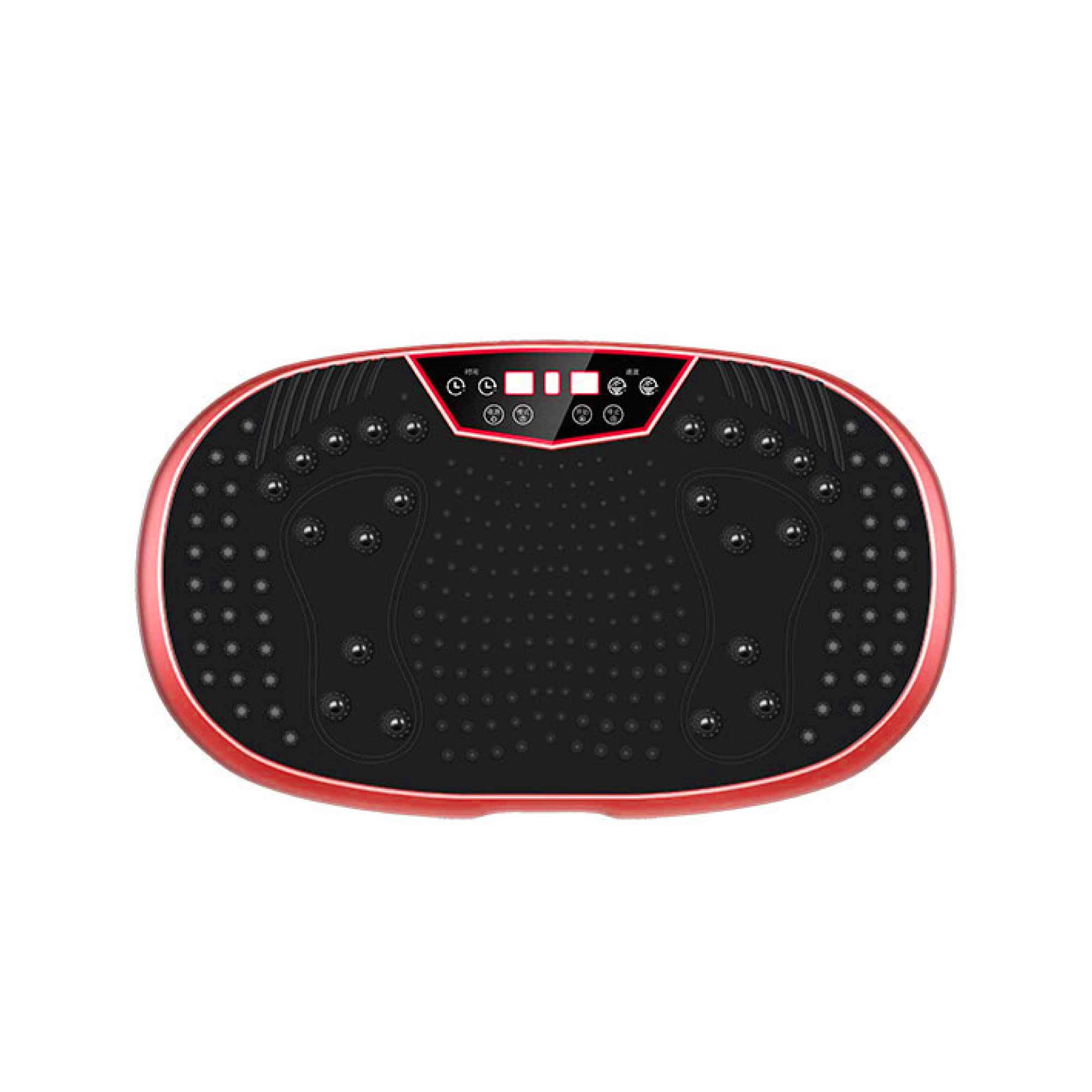 Social Hike 60cm Vibration Plate Machine Full Body Exercise Platform Red