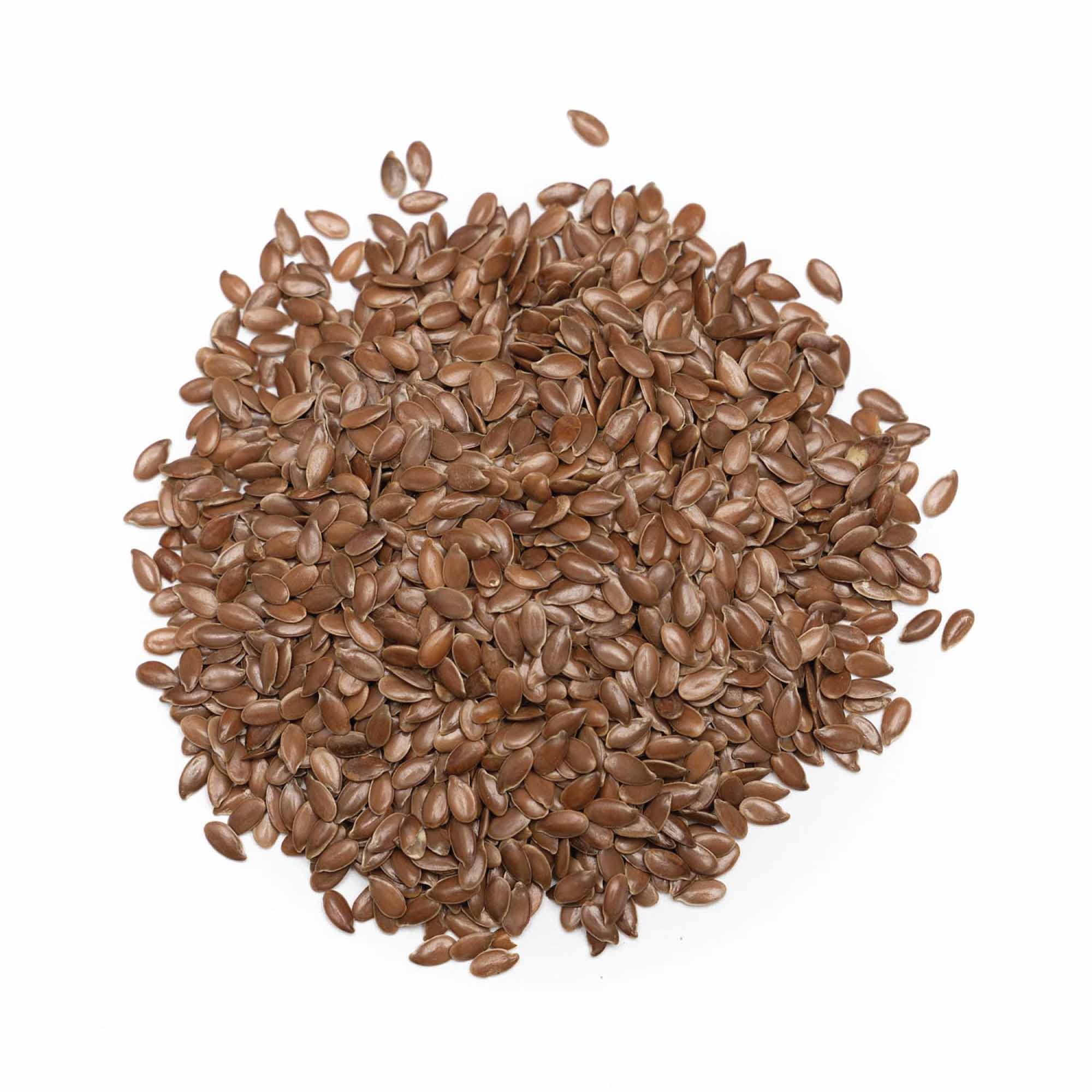 Condiments & Sauces: 100g Organic Brown Linseed Flaxseed Whole Grain Flax Seed Non GMO Omega3 6 Fibre