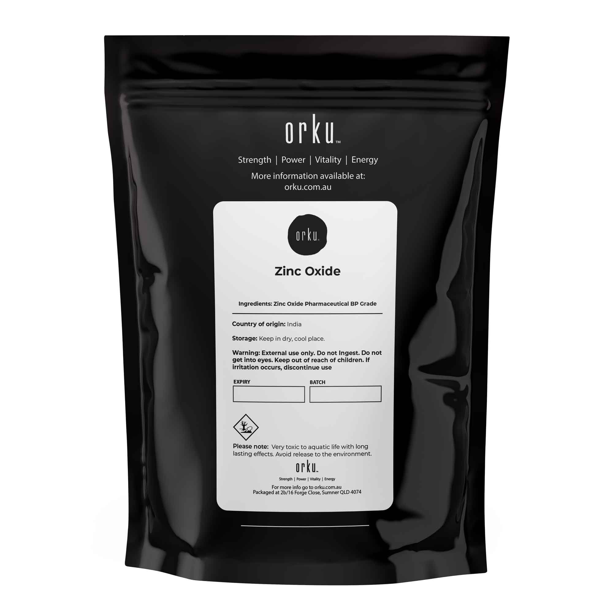 Laundry Cleaning Supplies: 400g Zinc Oxide Powder BP Pharmaceutical Grade 99.9% Purity Resealable Bag