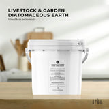Sands & Soils: Orku 3Kg Fossil Shell Flour Tub - Livestock Garden Diatomaceous Earth
