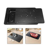 Kettles: Fast Defrosting Meat Tray FDA Approved - Medium Miracle Aluminium Thawing Plate