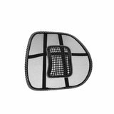 Facial Lotions & Moisturisers: Better Back Support Chair Posture Lumbar Brace Mesh with Massage Beads