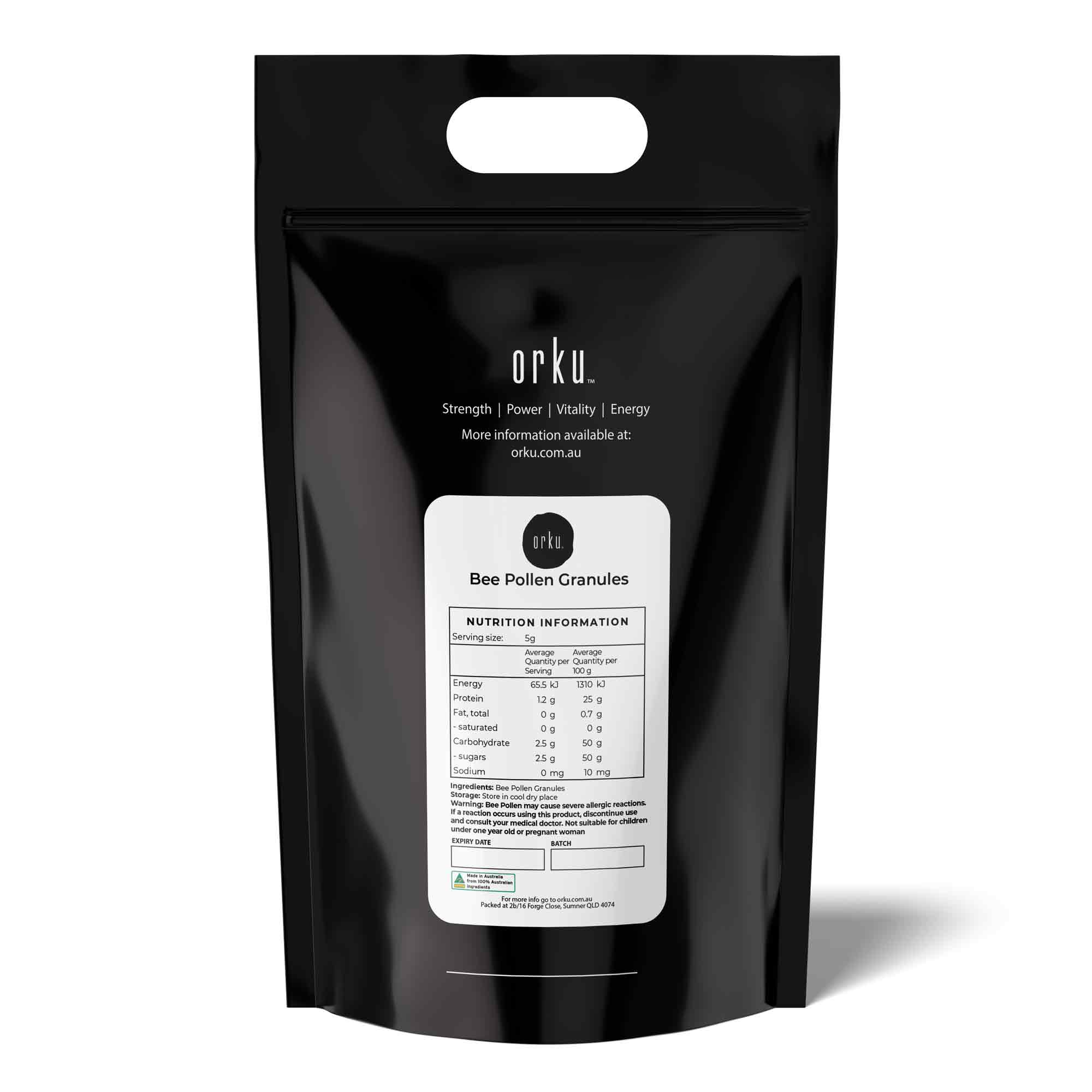 5Kg Bee Pollen Granules - 100% Australian Pure Raw Supplement