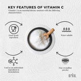 Vitamins & Supplements: Orku 100g Vitamin C Powder Pure L-Ascorbic Acid - USP Grade Non-GMO