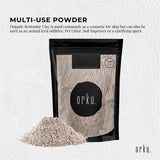 2Kg Organic Sodium Bentonite Clay Powder - Cosmetic Montmorillonite