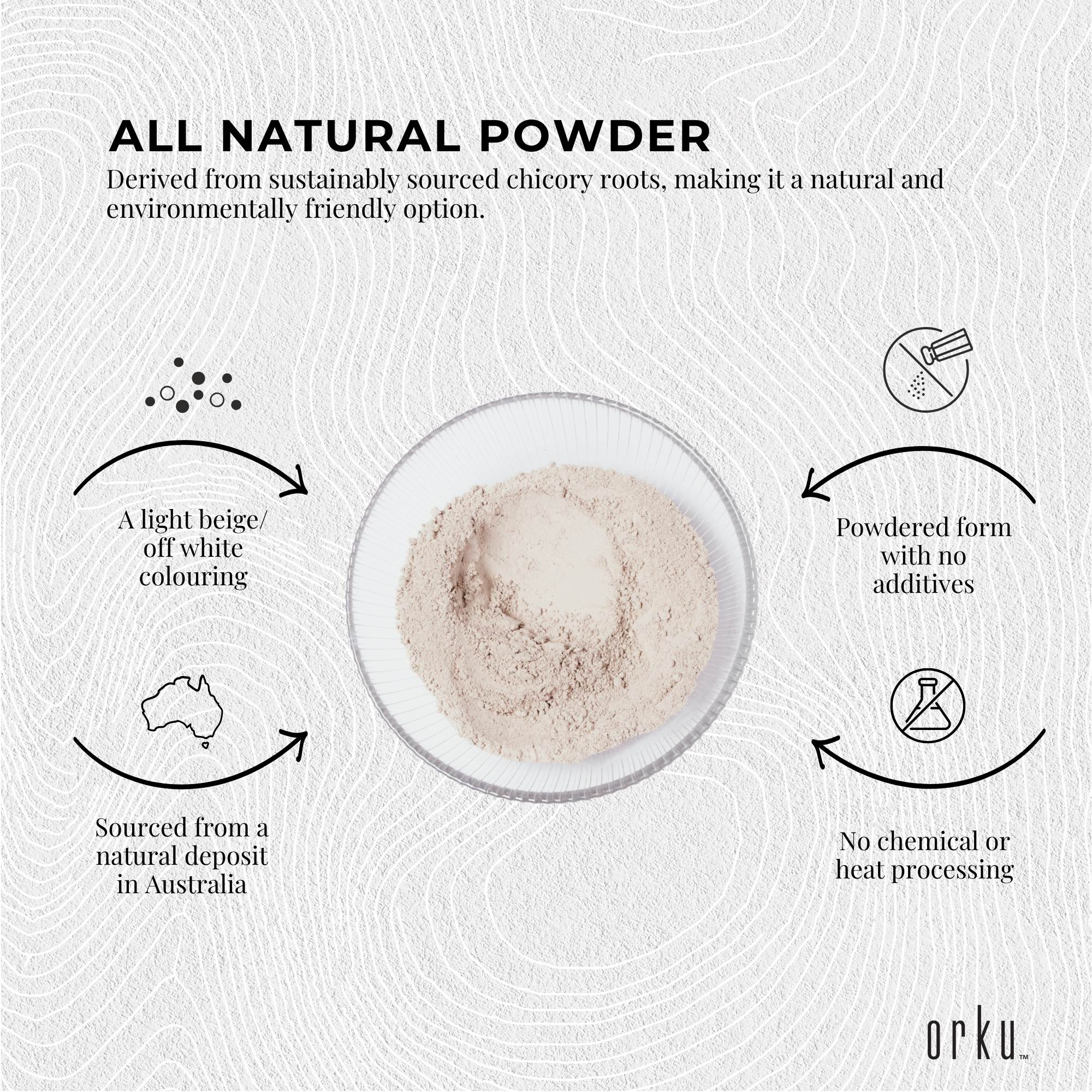 Orku 1.1Kg Organic Bentonite Clay Powder Cosmetic Grade Montmorillonite