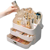 Cosmetic & Toiletry Bags: Makeup Display Case Organiser - Cosmetic Storage Jewellery Portable Vanity