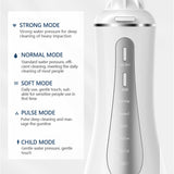 Oral Care: Portable Oral Irrigator 350ml - Rechargeable Water Dental Flosser Teeth Cleaner
