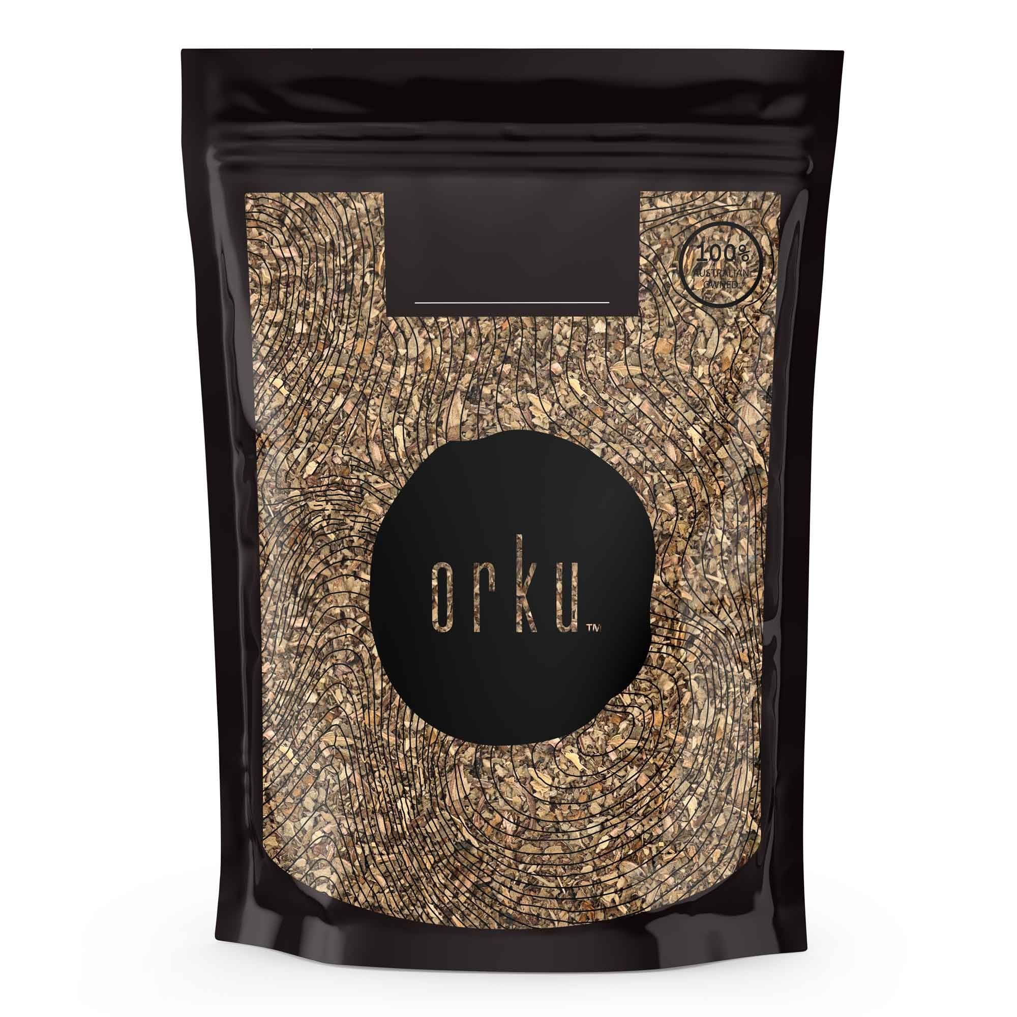 Orku 100g Organic Mullein Leaf - Dried Herbal Verbascum Thapsis