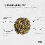 1Kg Organic Mullein Leaf - Dried Herbal Verbascum Thapsis