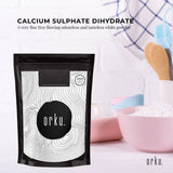 Distilling & Brewing: 2Kg Calcium Sulphate Gypsum Powder -  Food Grade Hydrous Sulfate