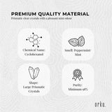 Retail: Orku 50g Menthol Crystals - USP Grade L-Menthol Mint Flakes C10H200