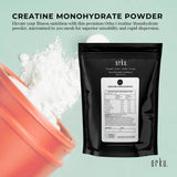 Orku 1Kg Creatine Monohydrate Powder - 200 Mesh Micronised | 99.9% Purity