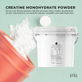 Orku 3Kg Creatine Monohydrate Powder Tub - 200 Mesh Micronised | 99.9% Purity
