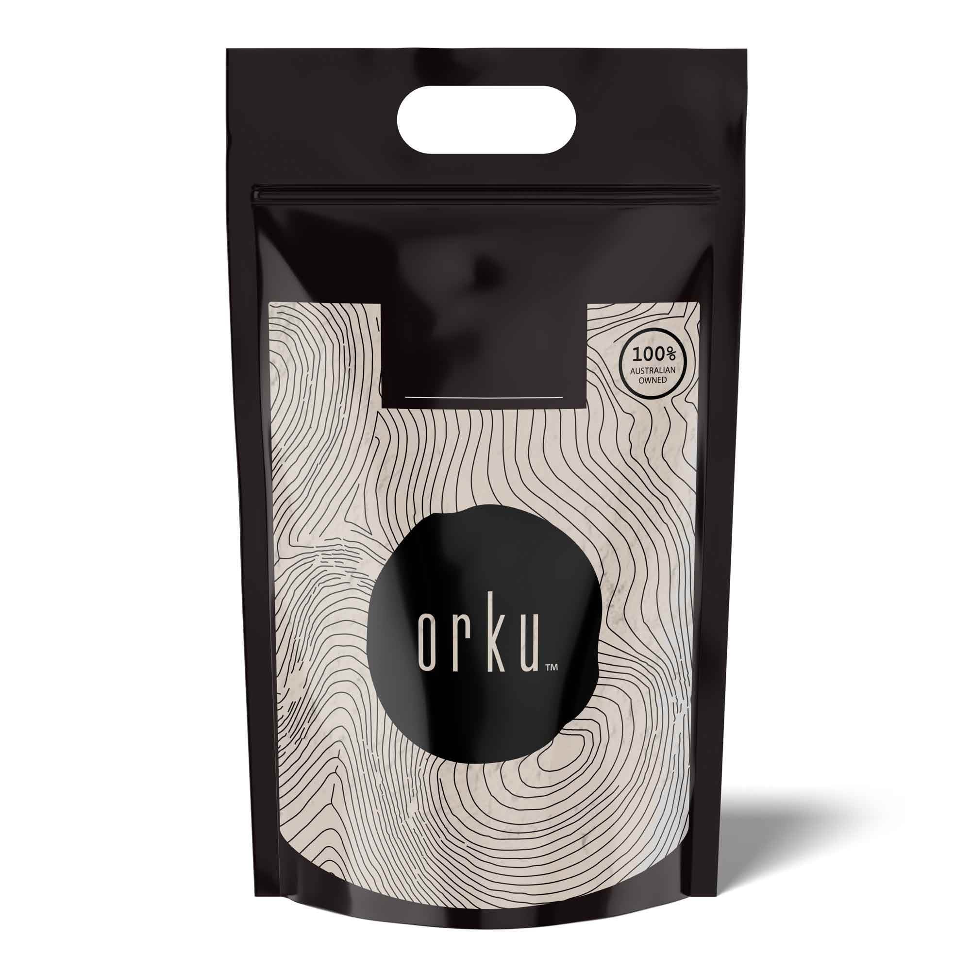 Orku 10Kg WPI Whey Protein Isolate Powder - Unflavoured Native Bag Bulk