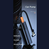 Automotive Parts: Portable Tyre Inflator - Rechargeable Car Bike Tire Air Pump Compressor