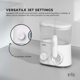 Oral Care: Water Jet Dental Flosser 600ml White - Electric Oral Pressure Tooth Irrigator
