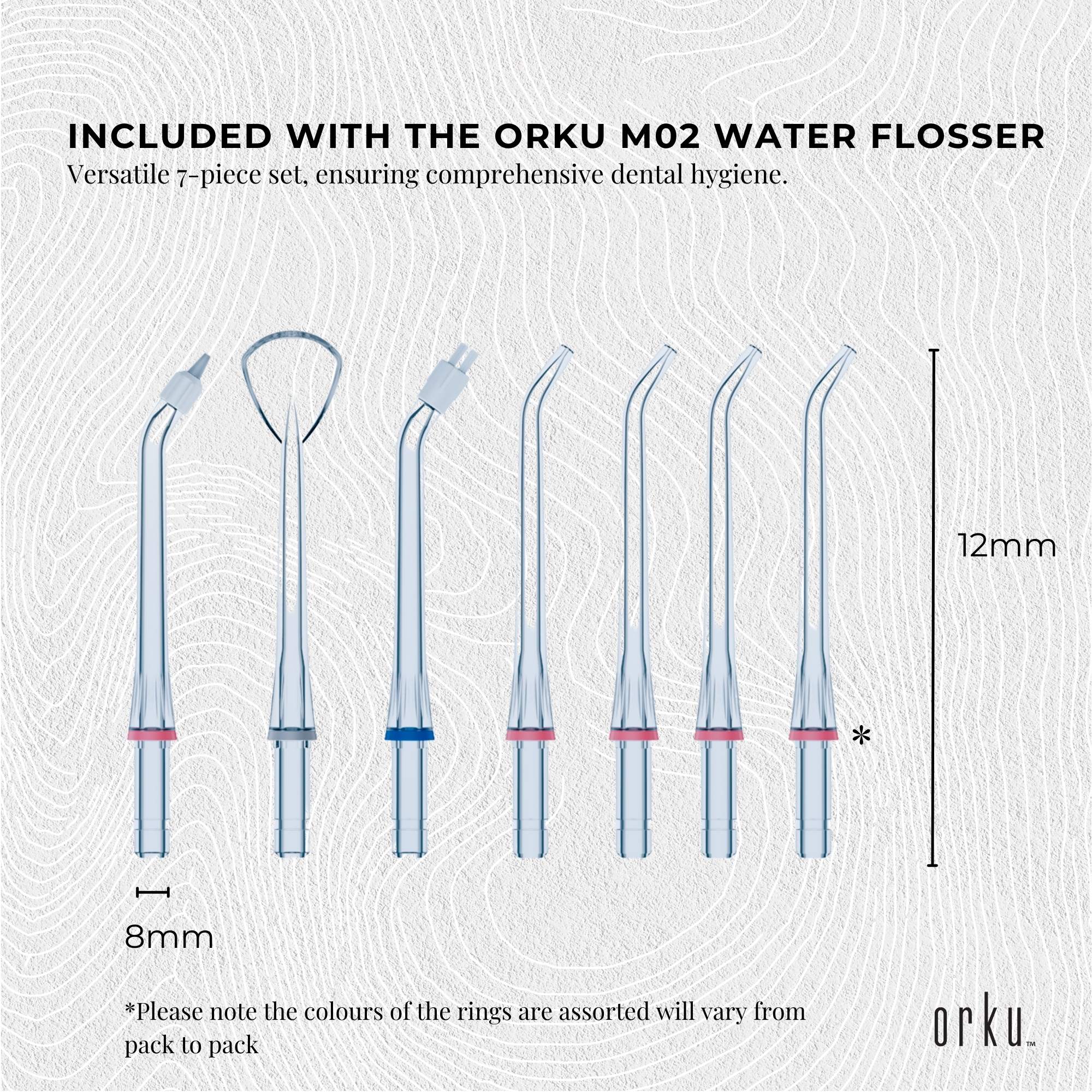 Oral Care: Water Jet Dental Flosser 600ml White - Electric Oral Pressure Tooth Irrigator