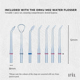 Oral Care: Water Jet Dental Flosser 600ml White - Electric Oral Pressure Tooth Irrigator