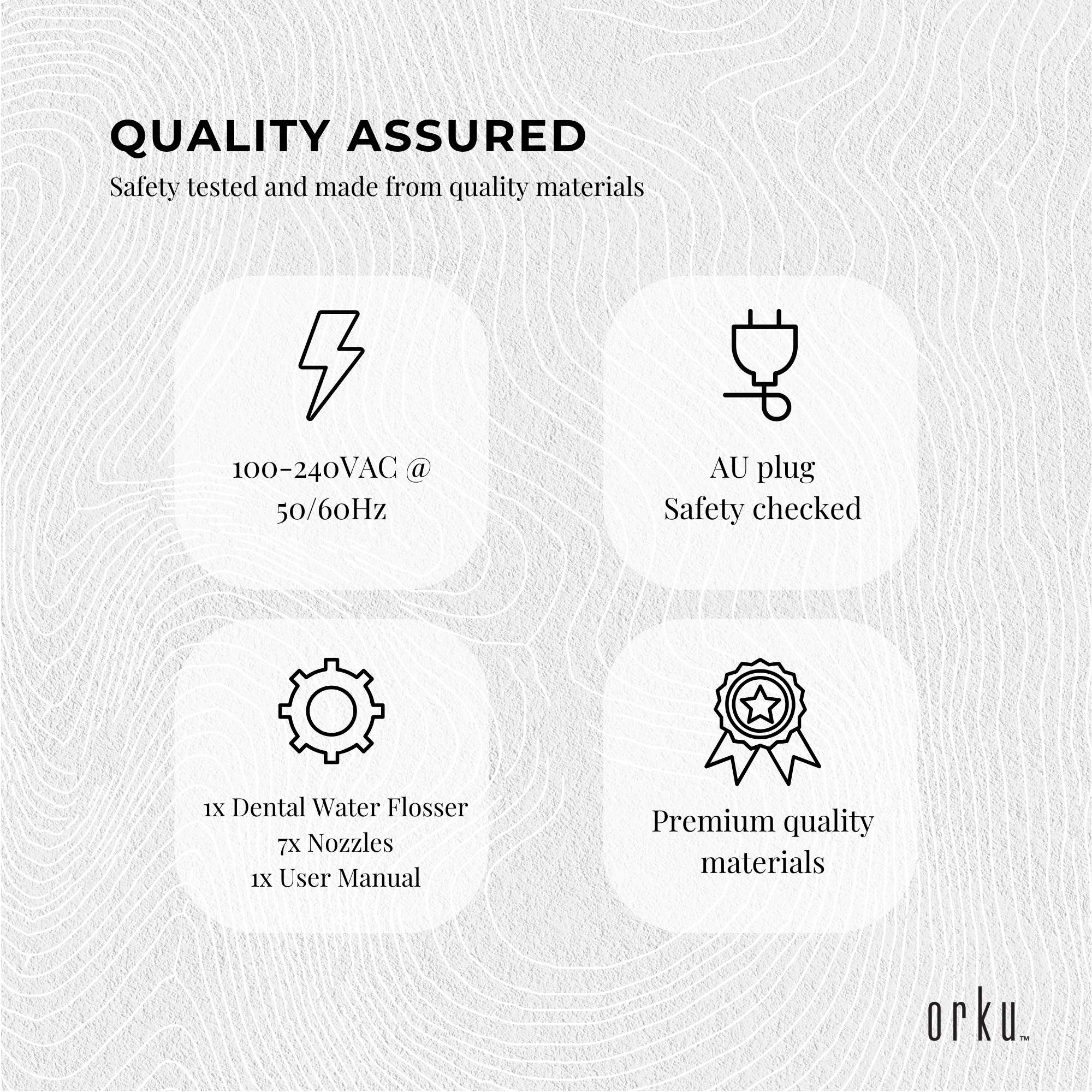 Oral Care: Water Jet Dental Flosser 600ml White - Electric Oral Pressure Tooth Irrigator