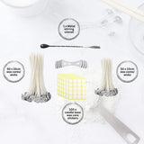 Arts & Crafts: Candle Making Kit - Wax Melting Heater + Soy Wax Flakes + Wicks