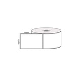 18 Rolls x 400 Label Stickers 102x150mm - Direct Thermal White Shipping Labels