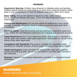 Bathtubs: Portable Bathtub and Wireless Pump - Inflatable Foldable Collapsible Adult Tub