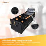 Packing Organisers: Social Hike Car Boot Organiser With Cooler - Collapsible Storage Box For Trunk
